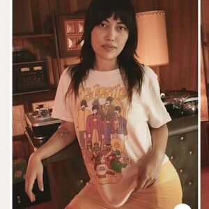 Junk Food Beatles Yellow Submarine Tee Large